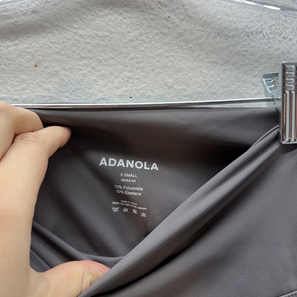 Adanola Brown Leggings Size XS Athletic Gym Athleisure - Picture 5 of 5